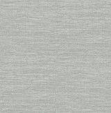 A-Street Prints 4066-26562 Malin Light Grey Faux Grasscloth Wallpaper