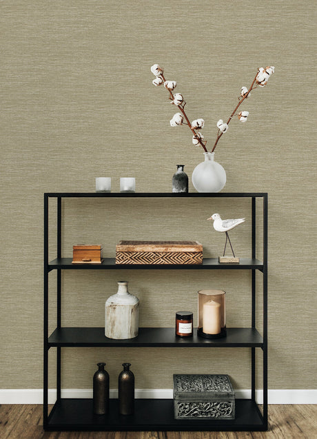 A-Street Prints 4066-26563 Malin Wheat Faux Grasscloth Wallpaper