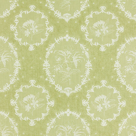 Schumacher 406V69 CAMEO in OLIVINE Fabric - RAOUL TEXTILES