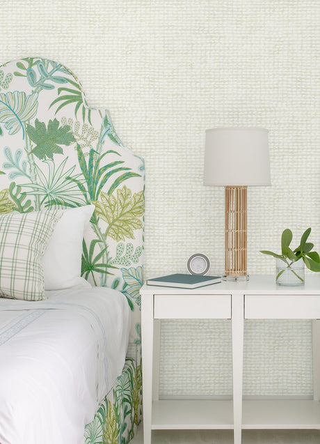 Chesapeake 4071-71029 Wellen Cream Abstract Rope Wallpaper