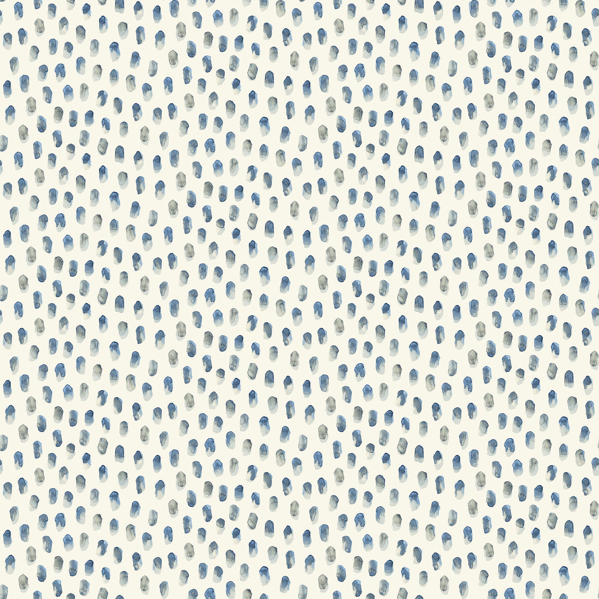 Chesapeake 4071-71060 Sand Drips Blue Painted Dots Wallpaper