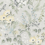 Chesapeake 4072-70001 Frederique Grey Bloom Wallpaper
