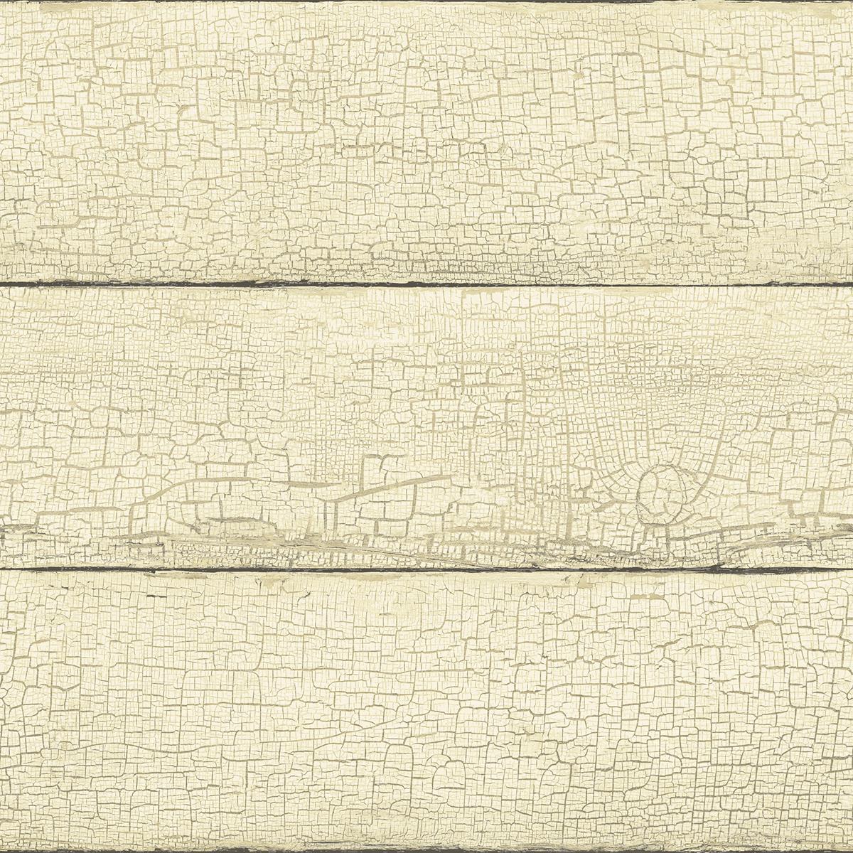 Chesapeake 4072-70011 Morgan Wheat Distressed Wood Wallpaper