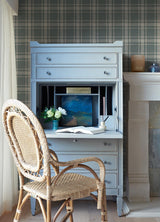 Chesapeake 4072-70021 Antoine Denim Flannel Wallpaper