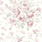 Chesapeake 4072-70024 Manon Pink Rose Stitch Wallpaper