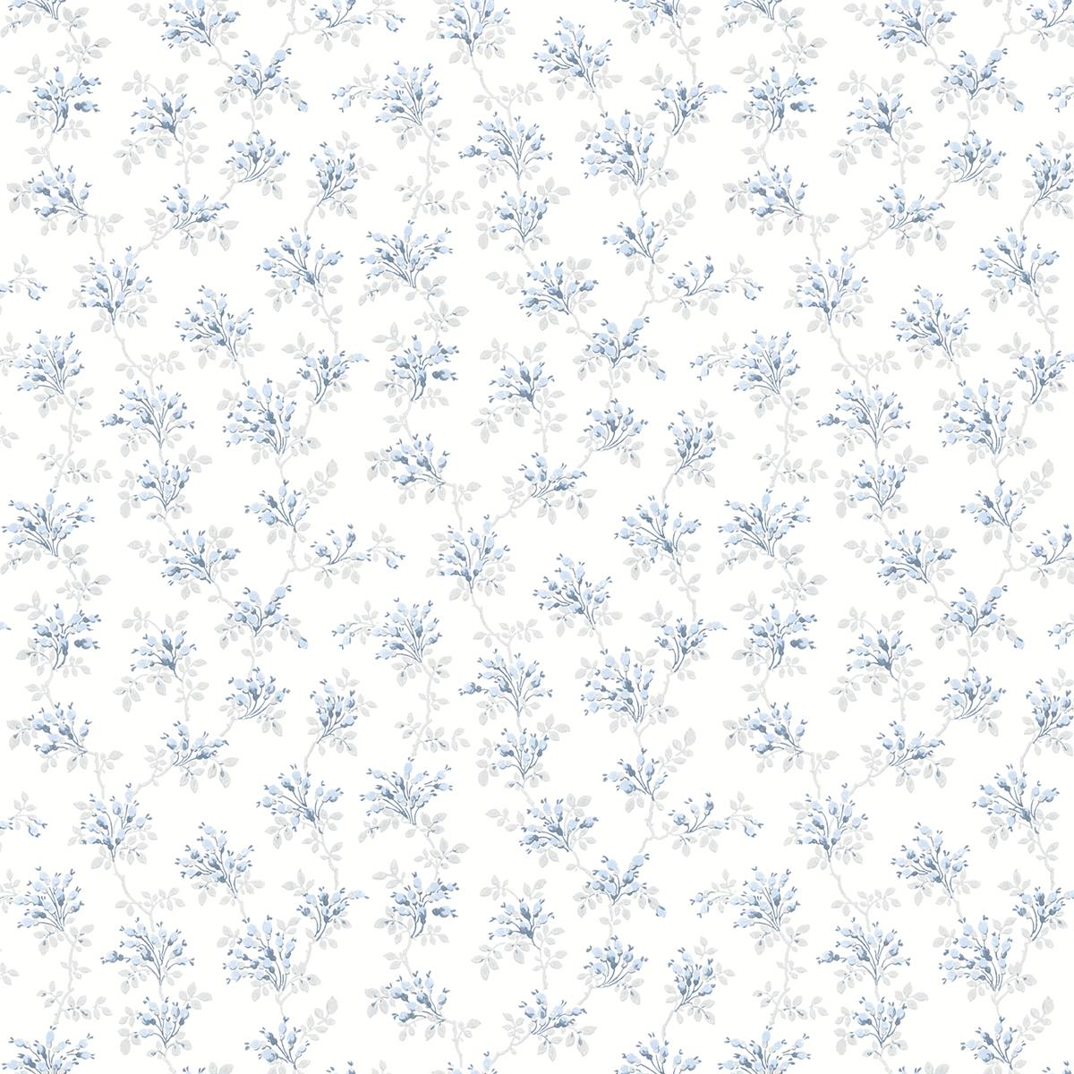 Chesapeake 4072-70039 Sofiane Blue Botanical Trail Wallpaper