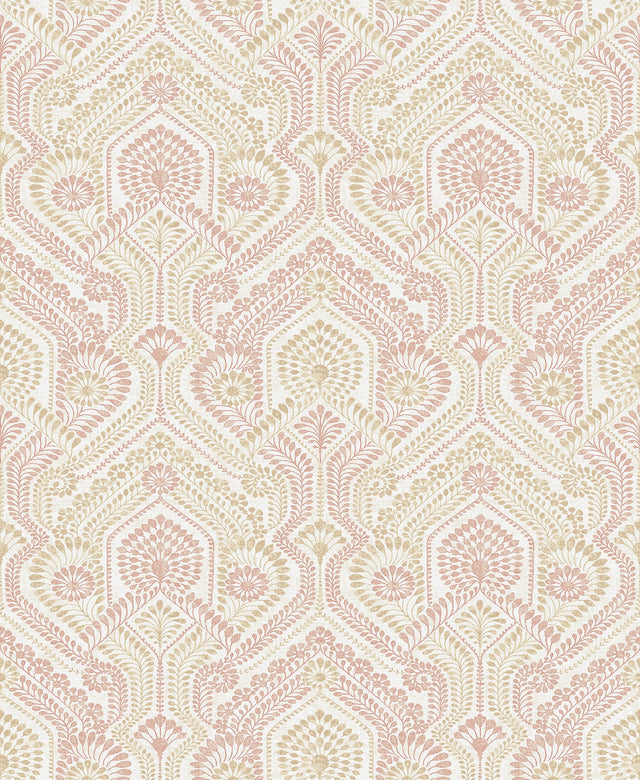 A-Street Prints 4074-26614 Fernback Blue Ornate Botanical Wallpaper - Eade's Wallpaper