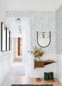 A-Street Prints 4074-26633 Helen Light Green Floral Trail Wallpaper - Eade's Wallpaper