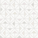 A-Street Prints 4074-26637 Jekyl Neutral Triangles Wallpaper