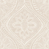 A-Street Prints 4074-26640 Scout Blush Floral Ogee Wallpaper