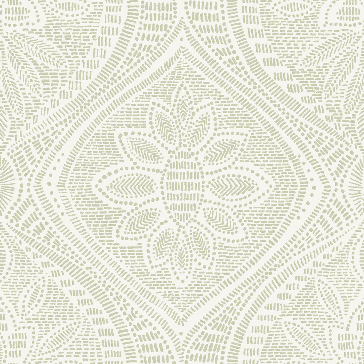 A-Street Prints 4074-26643 Scout Moss Floral Ogee Wallpaper