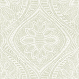 A-Street Prints 4074-26643 Scout Moss Floral Ogee Wallpaper