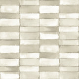 A-Street Prints 4074-26646 Braden Taupe Tile Wallpaper