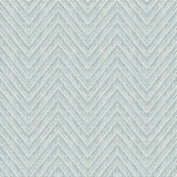 A-Street Prints 4074-26649 Glynn Sky Blue Chevron Wallpaper