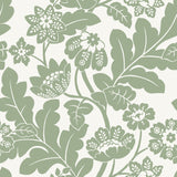 A-Street Prints 4074-87375 Augusta Seafoam Flock Damask Wallpaper