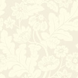 A-Street Prints 4074-87376 Augusta White Flock Damask Wallpaper