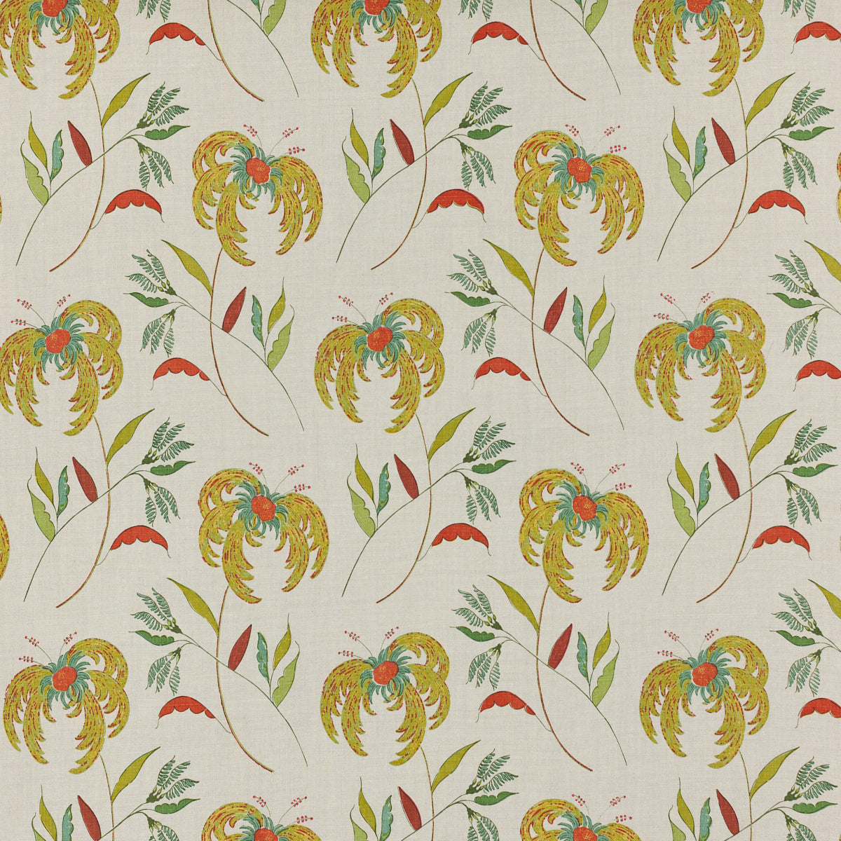 Schumacher 407N75 PARADISO in PALM Fabric - RAOUL TEXTILES
