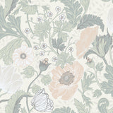A-Street Prints 4080-33000 Anemone Light Grey Floral Wallpaper