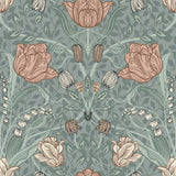 A-Street Prints 4080-33010 Fillippa Sage Tulip Wallpaper