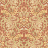 A-Street Prints 4080-83114 Ojvind Rust Floral Ogee Wallpaper