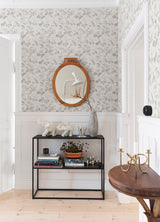 A-Street Prints 4080-92136 Magdalena Light Grey Dandelion Wallpaper