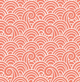 A-Street Prints 4081-26306 Alorah Coral Wave Wallpaper