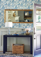 A-Street Prints 4081-26310 Helaine Blue Pagoda Wallpaper