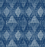 A-Street Prints 4081-26320 Grady Blue Dotted Geometric Wallpaper
