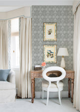 A-Street Prints 4081-26322 Grady Grey Dotted Geometric Wallpaper