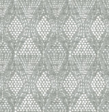 A-Street Prints 4081-26322 Grady Grey Dotted Geometric Wallpaper