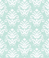 A-Street Prints 4081-26327 Keaton Aqua Medallion Wallpaper