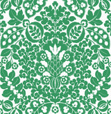 A-Street Prints 4081-26333 Marni Green Fruit Damask Wallpaper