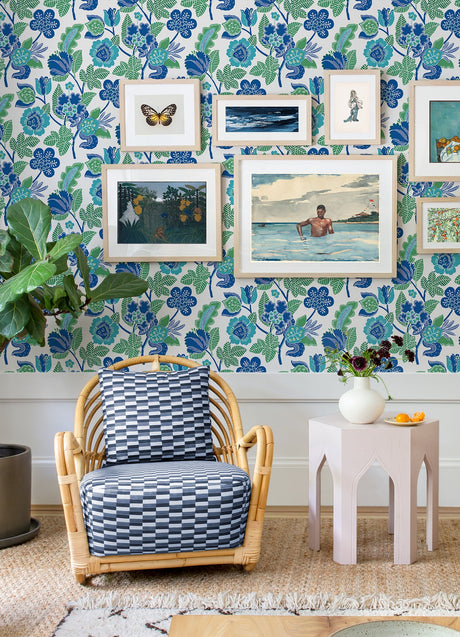 A-Street Prints 4081-26339 Jana Green Jacobean Wallpaper