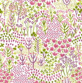 A-Street Prints 4081-26349 Chilton Pink Wildflowers Wallpaper