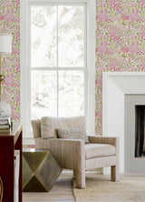 A-Street Prints 4081-26349 Chilton Pink Wildflowers Wallpaper