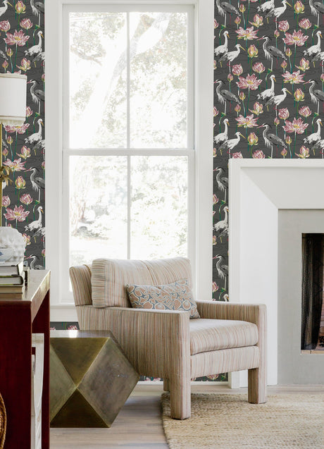 A-Street Prints 4081-87553 Barton Grey Heron Wallpaper