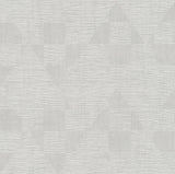 Advantage 4082-381962 Wegener Silver Geometric Wallpaper