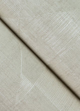 Advantage 4082-381966 Wegener Ivory Geometric Wallpaper
