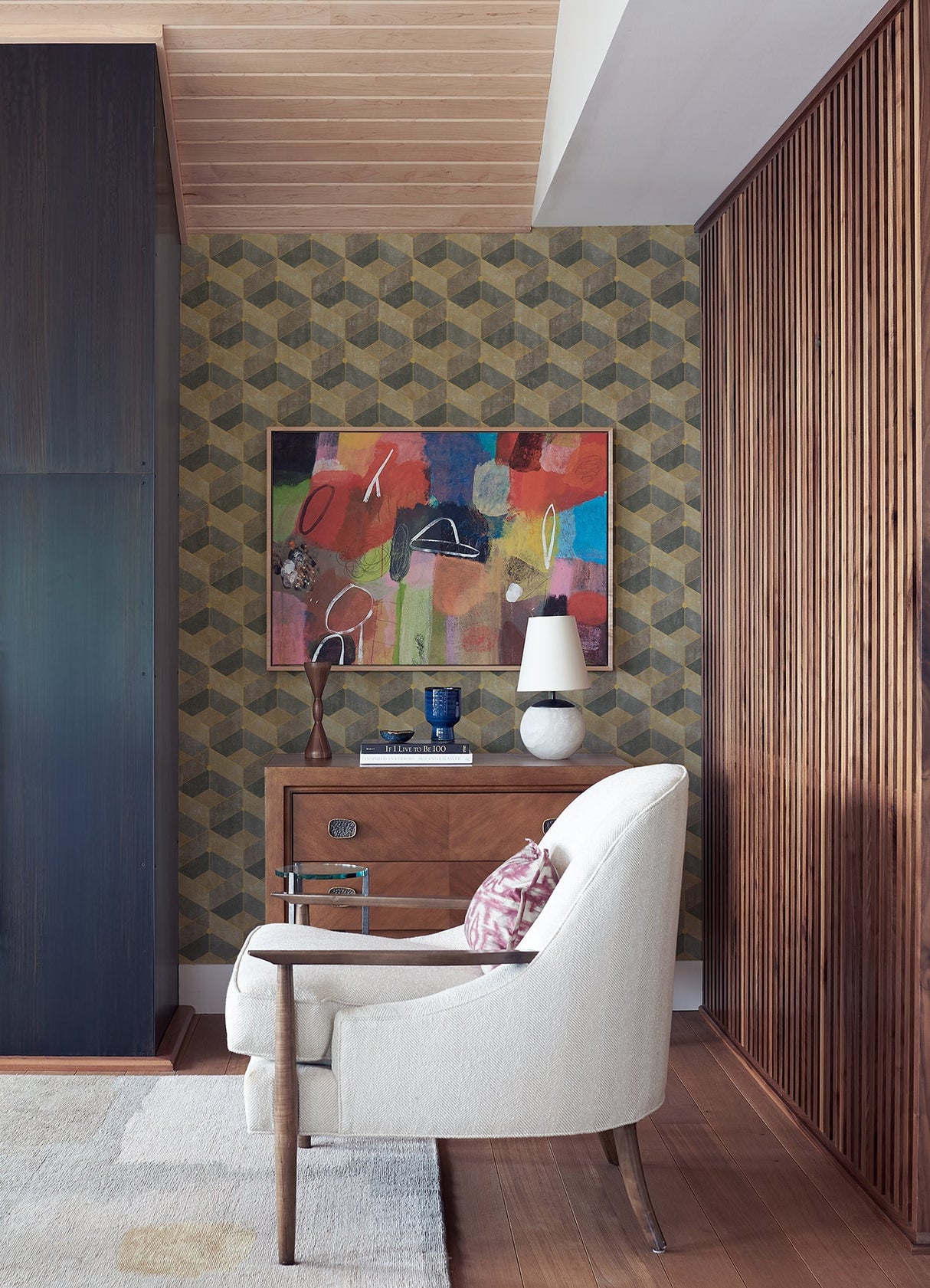 Advantage 4082-382022 Muir Neutral Geo Wallpaper