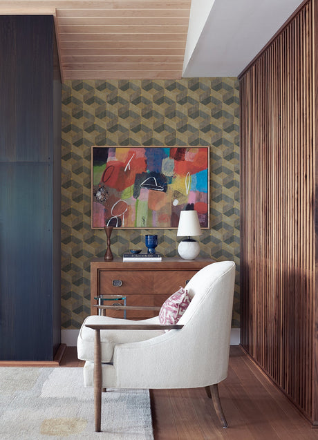 Advantage 4082-382022 Muir Neutral Geo Wallpaper