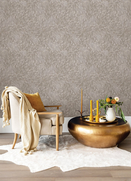 Advantage 4082-382033 Agassiz Light Brown Burst Wallpaper
