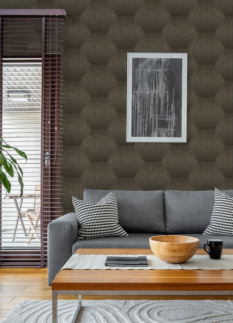Advantage 4082-382042 Lehnmann Coffee Geo Wallpaper