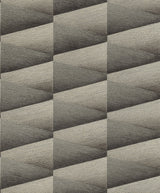 Advantage 4096-554663 Shae Dark Grey Geo Wallpaper