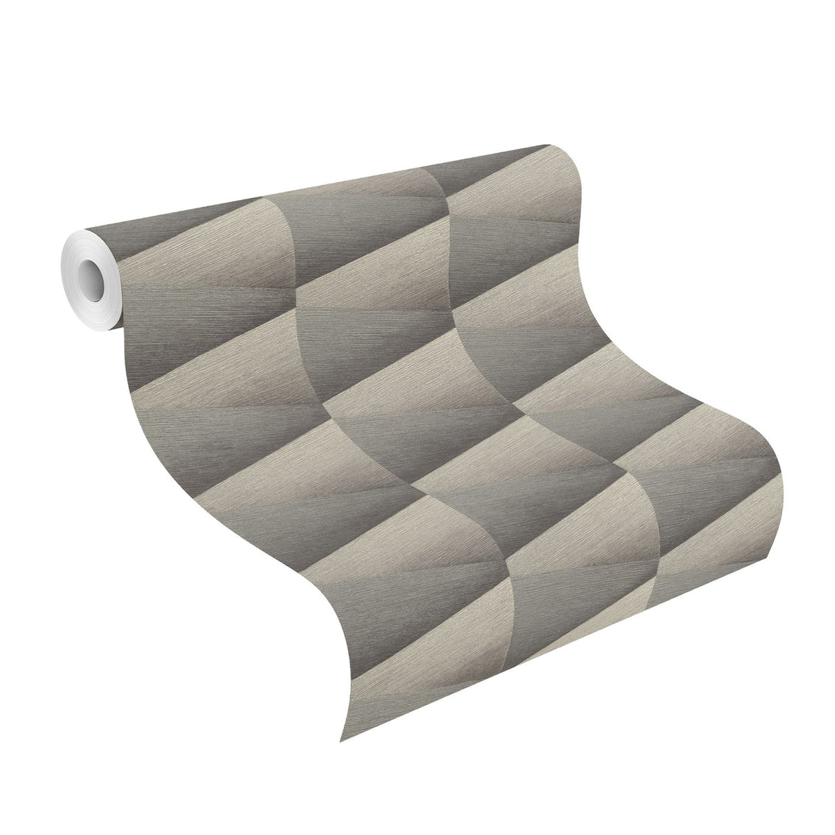 Advantage 4096-554663 Shae Dark Grey Geo Wallpaper