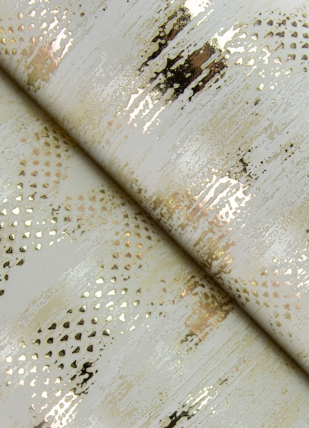 A-Street Prints 4105-86604 Kintana Gold Abstract Trellis Wallpaper