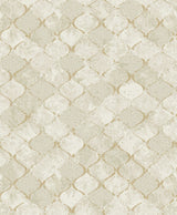 A-Street Prints 4105-86609 Pilak Gold Ogee Tile Wallpaper