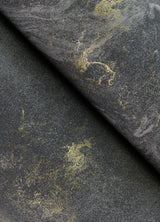 A-Street Prints 4105-86619 Meness Black Metallic Marbling Wallpaper