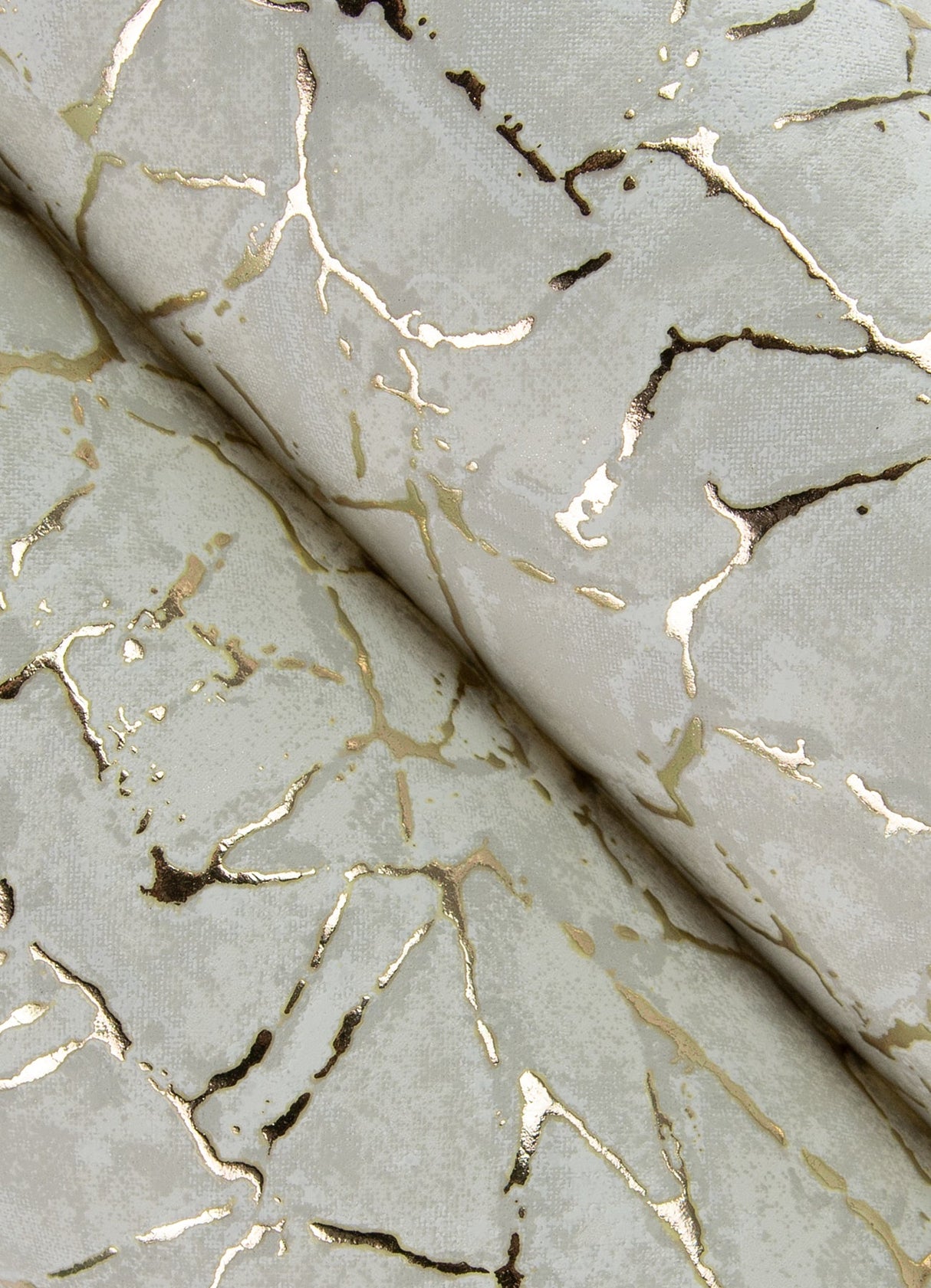 A-Street Prints 4105-86624 Soma Silver Metallic Crackling Wallpaper