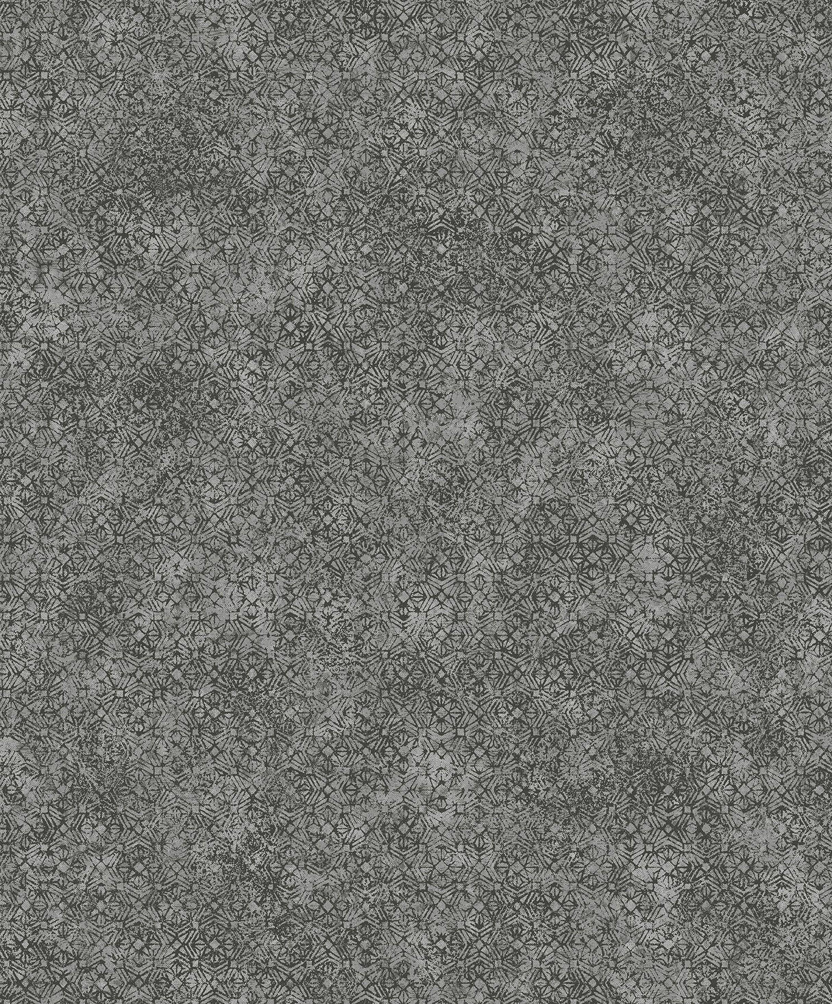 A-Street Prints 4105-86627 Hirawa Pewter Metallic Mosaic Wallpaper