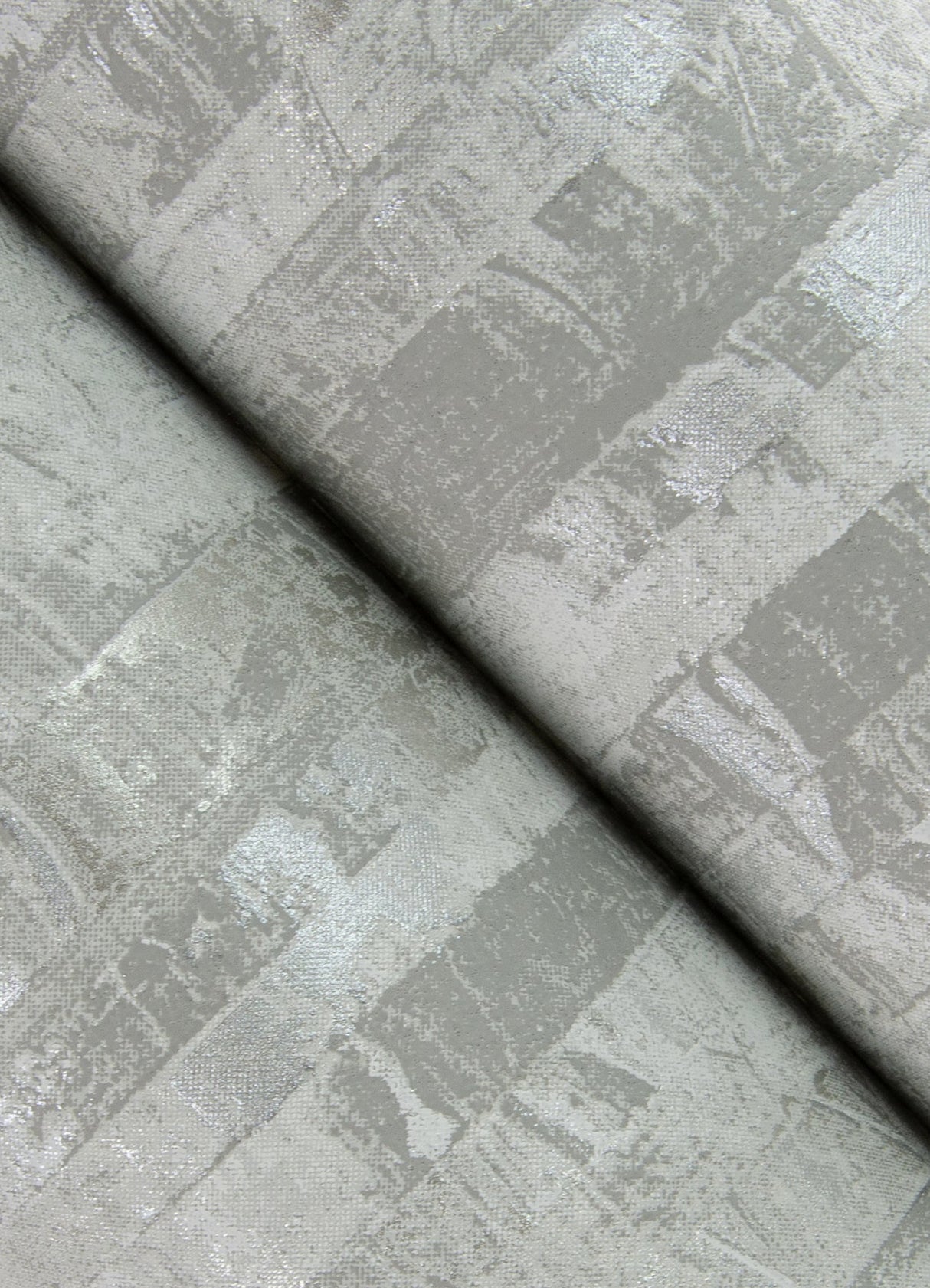 A-Street Prints 4105-86628 Zinarliya Silver Column Wallpaper